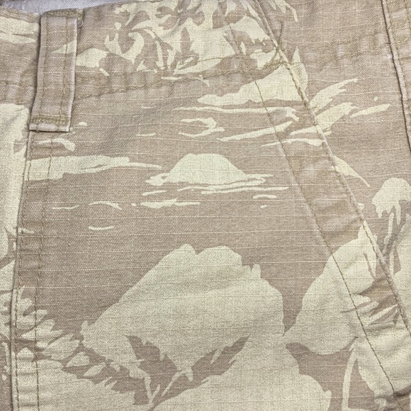 Periscope Sportswear Capri Cropped Island Pattern Rip Stop Pants Size 5 Jr - Picture 5 of 9